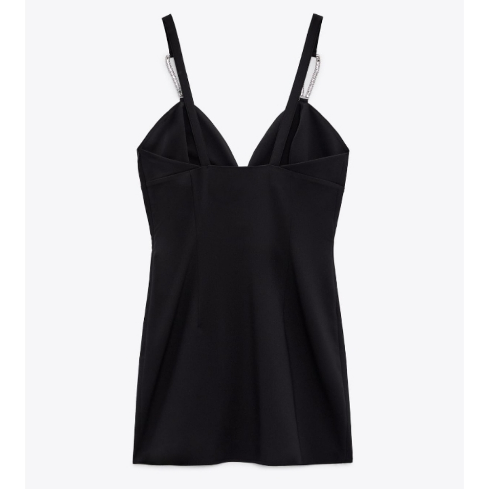 ZARA Sparkly Strap Dress - Picture 6 of 11